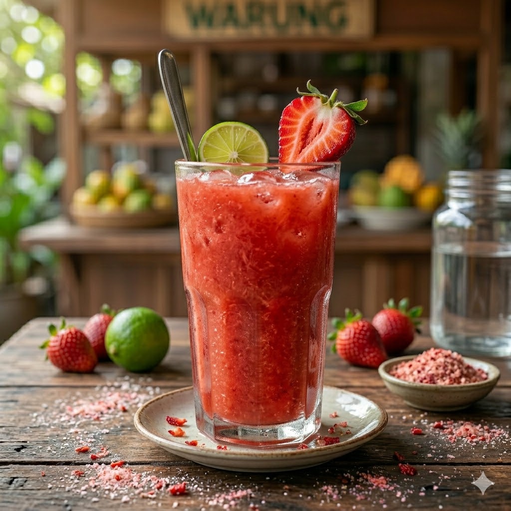 Juice Strawberry segar